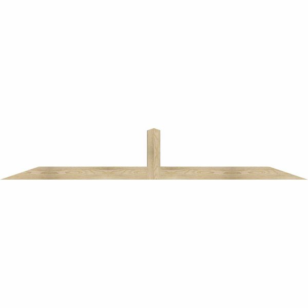 Ekena Millwork Portland Rough Sawn Timber Gable Bracket, Douglas Fir, 96"W x 16"H x 4"D x 4"F, 4/12 Pitch GBW096X16X0404POR00RDF - main